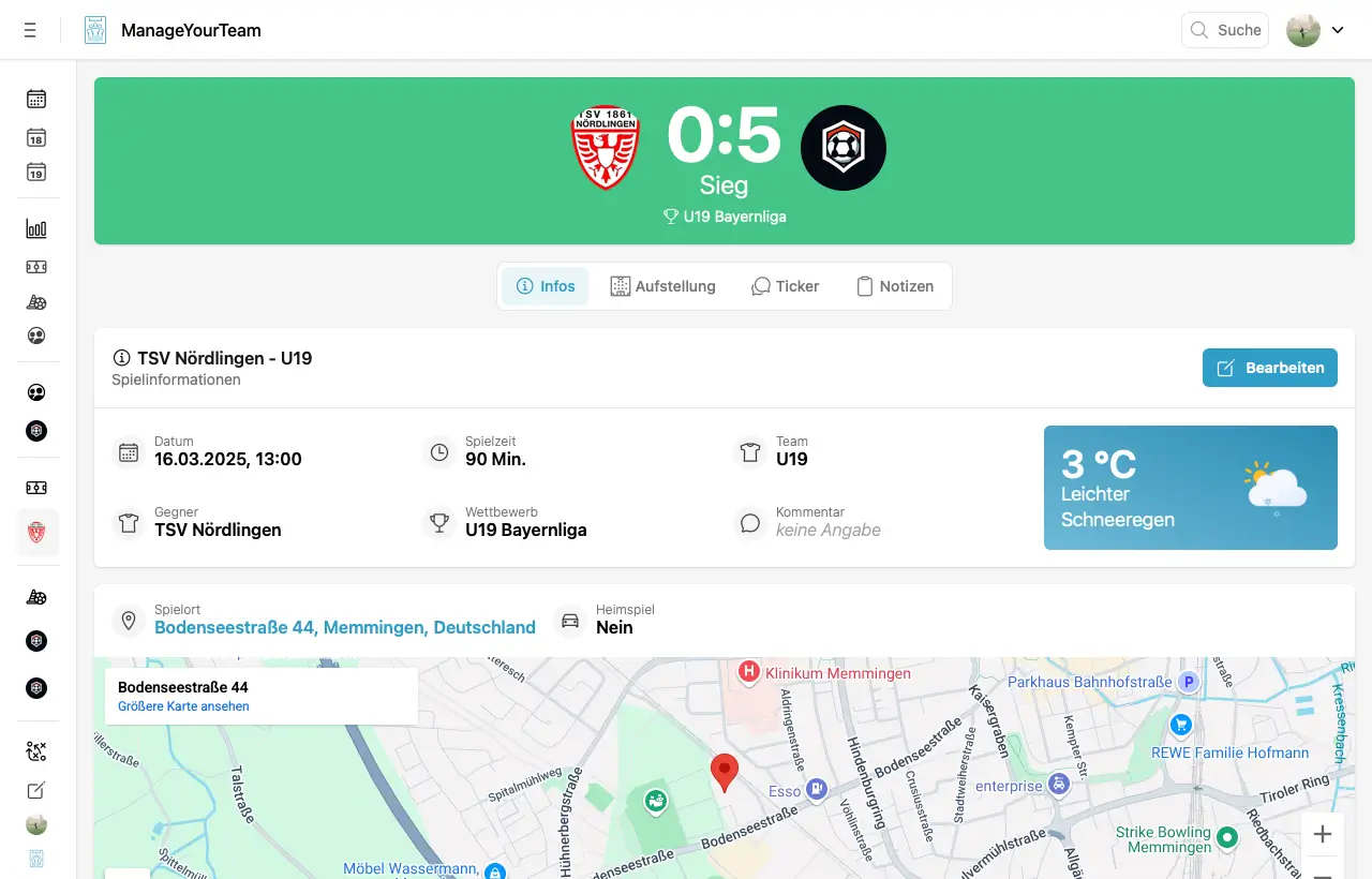 ManageYourTeam Spiele ManageYourTeam Spiele